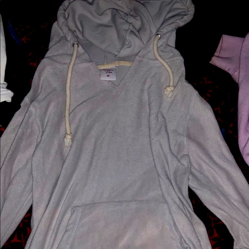 Baby blue hoodie